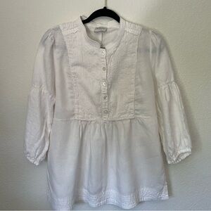 Wrap London Cream Embroidered Top, Size 6